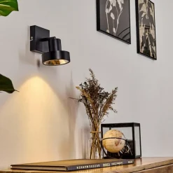 Lampes Industrielles-hofstein Applique murale Chagres Noir, 1 lumière