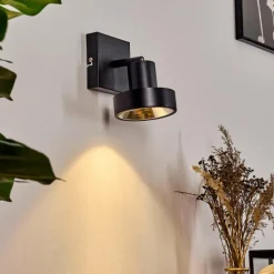 Lampes Industrielles-hofstein Applique murale Chagres Noir, 1 lumière