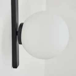 hofstein Applique murale Chamouscady Noir, 1 lumière