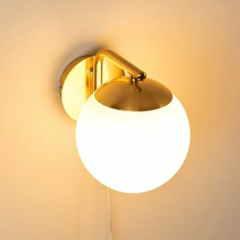 hofstein Applique murale Chemung Laiton, 1 lumière