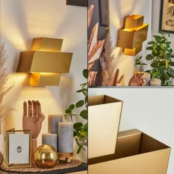 Lampes Dorées-hofstein Applique murale Chipo Or, 1 lumière