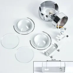 hofstein Applique murale chrome Sapri Chrome, 1 lumière