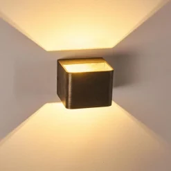 hofstein Applique murale Chuitna LED Nickel mat, 1 lumière