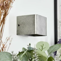 hofstein Applique murale Chuitna LED Nickel vieilli, 1 lumière