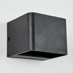 hofstein Applique murale Chuitna LED Noir, 1 lumière