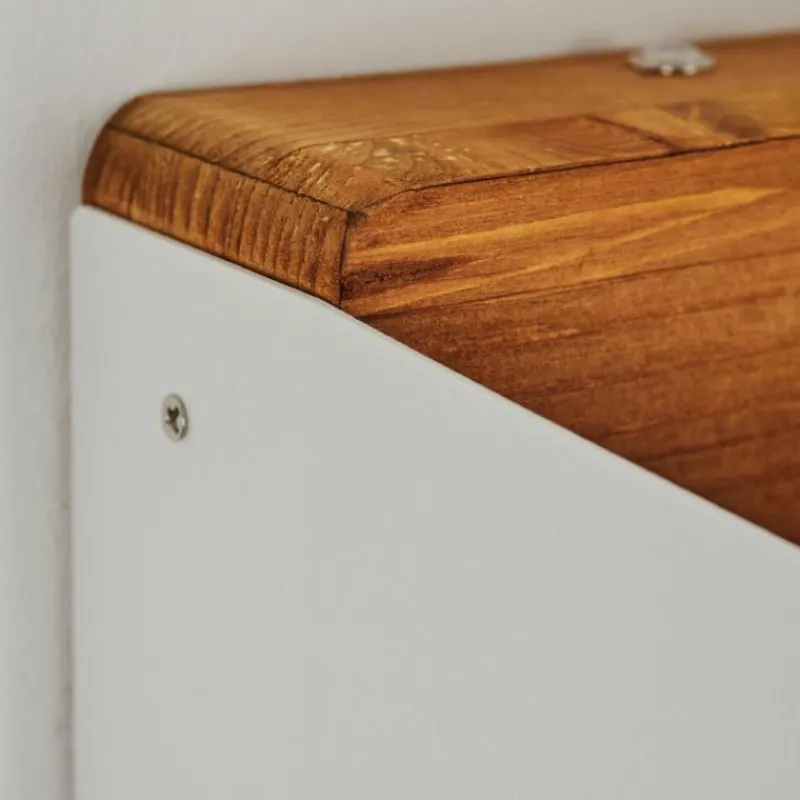 Lampes Industrielles-hofstein Applique murale Clarens LED Brun, Blanc, 1 lumière