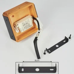 hofstein Applique murale Clarens LED Écru, Noir, 1 lumière