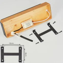 hofstein Applique murale Clarens LED Écru, Noir, 1 lumière