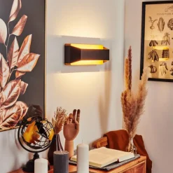 hofstein Applique murale Clarens LED Écru, Noir, 1 lumière