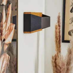 hofstein Applique murale Clarens LED Écru, Noir, 1 lumière