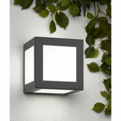 Luminaires CMD Applique murale CMD Aqua Cubo Anthracite, 1 lumière