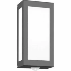 Luminaires CMD Applique murale CMD Aqua Rain Anthracite, 1 lumière, Détecteur de mouvement