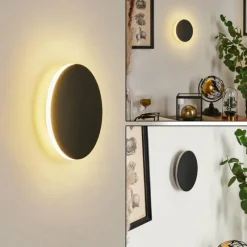 hofstein Applique murale Comallo LED Noir, Blanc, 1 lumière