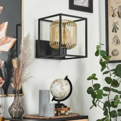 Lampes Industrielles-hofstein Applique murale Contumil Noir, 1 lumière