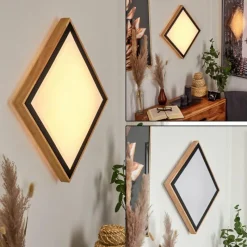 Luminaires Scandinaves-hofstein Applique murale Corinto LED Écru, Noir, 1 lumière