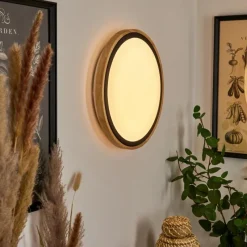 Luminaires Scandinaves-hofstein Applique murale Corinto LED Écru, Noir, 1 lumière