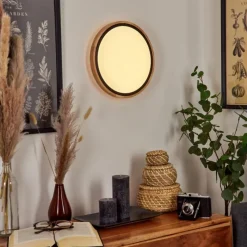 Luminaires Scandinaves-hofstein Applique murale Corinto LED Écru, Noir, 1 lumière