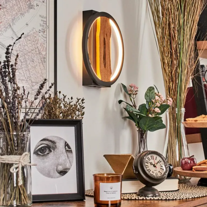 hofstein Applique murale Cornol LED Écru, Noir, 1 lumière