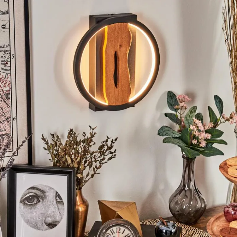 hofstein Applique murale Cornol LED Écru, Noir, 1 lumière