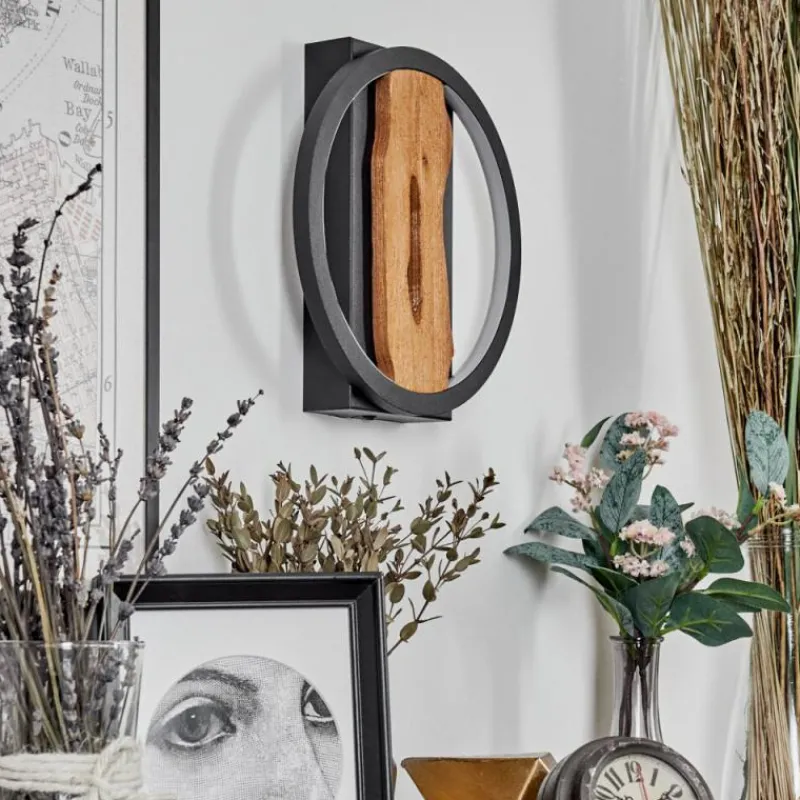 hofstein Applique murale Cornol LED Écru, Noir, 1 lumière