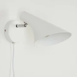 hofstein Applique murale Corralcay Chrome, Blanc, 1 lumière