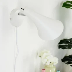 hofstein Applique murale Corralcay Chrome, Blanc, 1 lumière