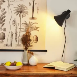 Luminaires Scandinaves-hofstein Applique murale Corralcay Chrome, Noir, 1 lumière