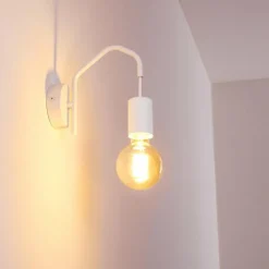 hofstein Applique murale Cuyama Blanc, 1 lumière* Appliques