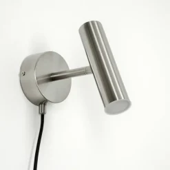 hofstein Applique murale Dalheim LED Nickel mat, 1 lumière