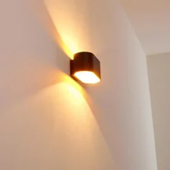 Lampes Dorées-hofstein Applique murale Dapp Noir doré, 1 lumière