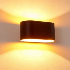 Lampes Dorées-hofstein Applique murale Dapp Noir doré, 1 lumière