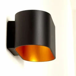 Lampes Dorées-hofstein Applique murale Dapp Noir doré, 1 lumière