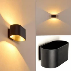 hofstein Applique murale Dapp Noir, 1 lumière* Appliques