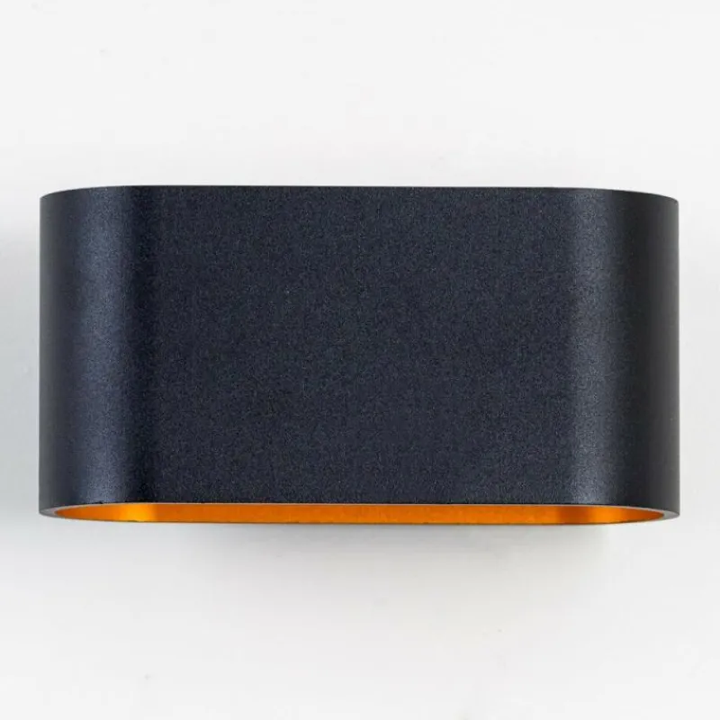 Lampe Turque-hofstein Applique murale Dapp Or, Noir, 1 lumière