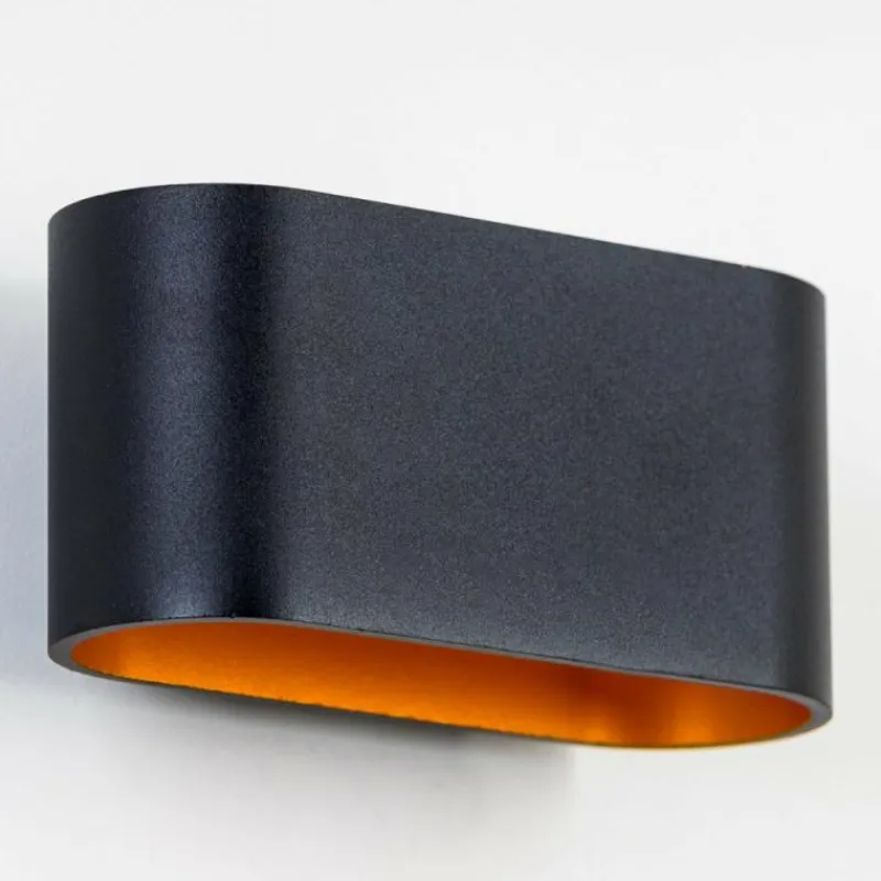 Lampe Turque-hofstein Applique murale Dapp Or, Noir, 1 lumière