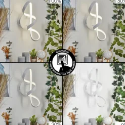 hofstein Applique murale Dauntey LED Blanc, 1 lumière