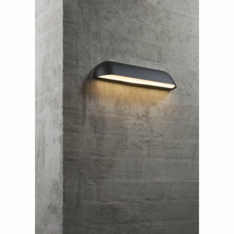 Design For The People by Nordlux Applique murale FRONT36 LED Noir, 1 lumière