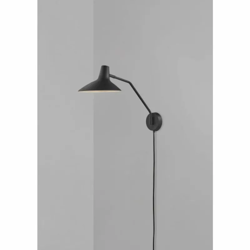 Luminaires Scandinaves-Design For The People by Nordlux Applique murale DARCI Noir, 1 lumière