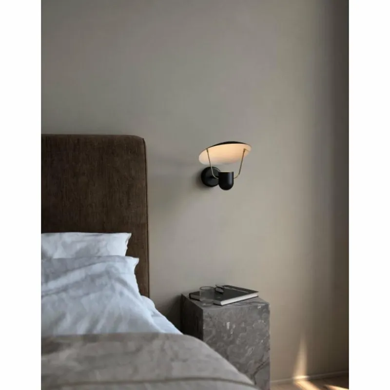 Lampes Vintages & Rétros-Design For The People by Nordlux Applique murale FABIOLA Noir, 1 lumière