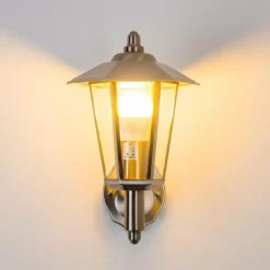 hofstein Applique murale d'extérieur Moskau Acier inoxydable, 1 lumière