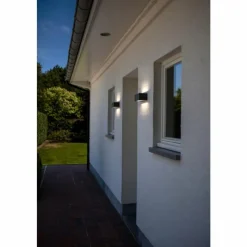 Luminaires Lutec Applique murale d'extérieur LED Lutec Anthracite, 1 lumière