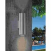 Luminaires Eglo Applique murale d'extérieur Eglo RIGA Acier inoxydable, 2 lumières