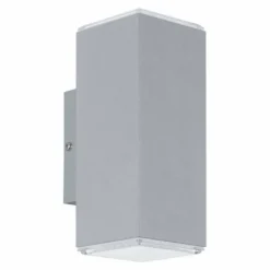 hofstein Applique murale d'extérieur Eglo TABO LED Argenté, 2 lumières