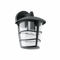 Lampes Vintages & Rétros-Luminaires Eglo Applique murale d'extérieur Eglo ALORIA Noir, 1 lumière
