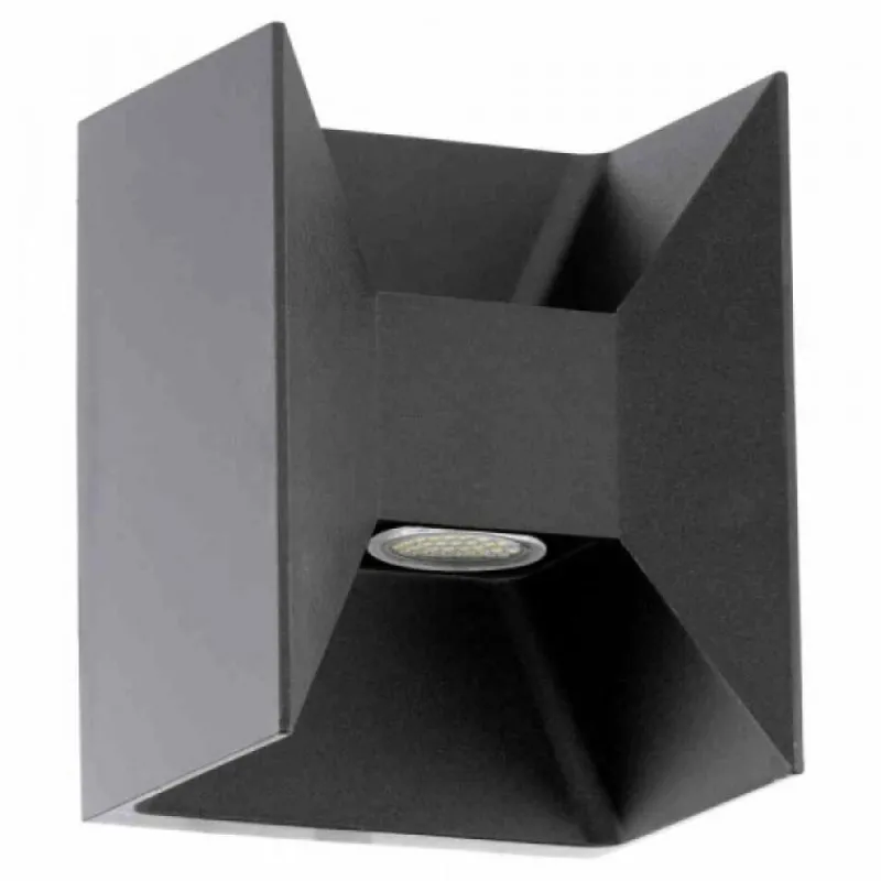 Luminaires Eglo Applique murale d'extérieur Eglo MORINO LED Anthracite, 2 lumières