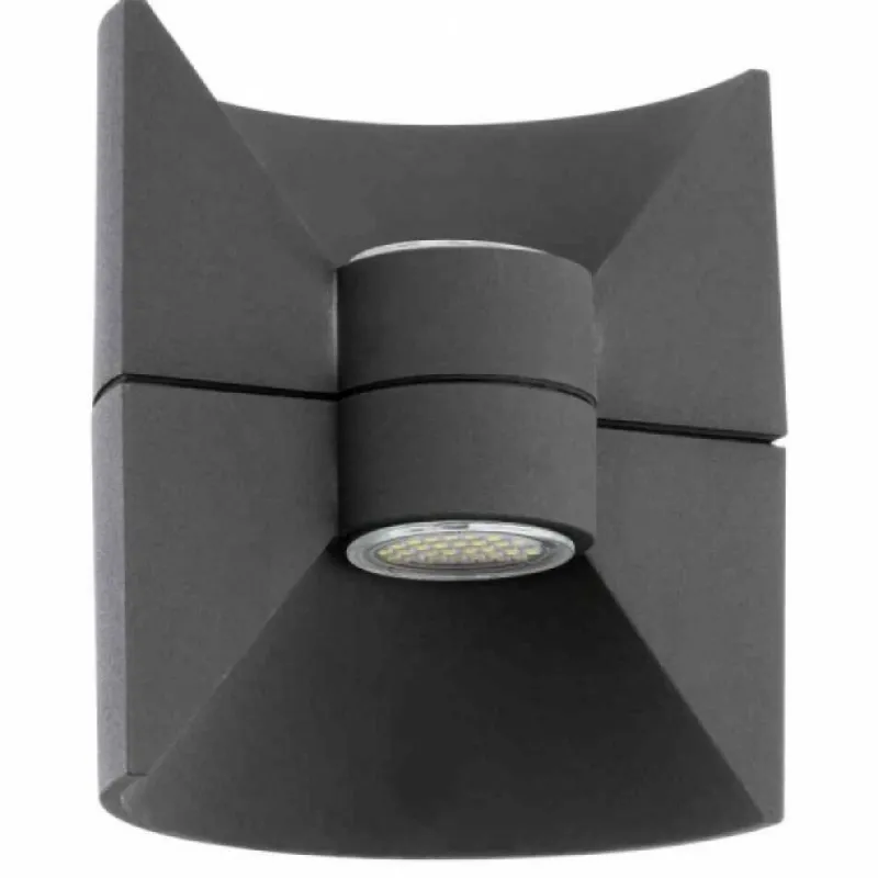 Luminaires Eglo Applique murale d'extérieur Eglo REDONDO LED Anthracite, 2 lumières