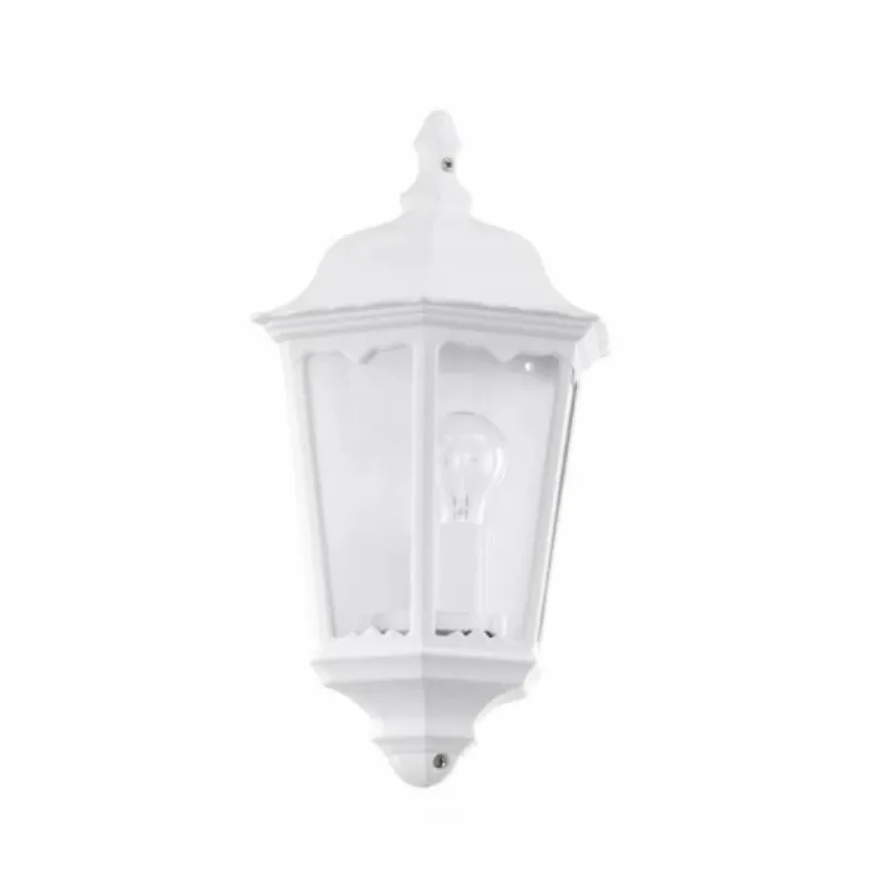 Luminaires Rustiques-Luminaires Eglo Applique murale d'extérieur Eglo NAVEDO Blanc, 1 lumière