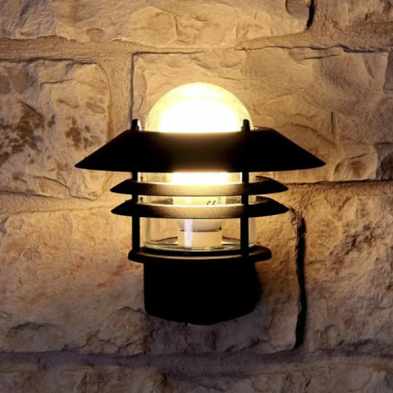 Luminaires Nordlux Applique murale d'extérieur Nordlux BLOKHUS Noir, 1 lumière