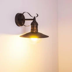 Luminaires Rustiques-hofstein Applique murale d'extérieur Broni Rouille, 1 lumière