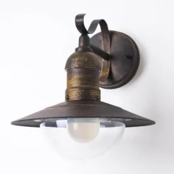 Luminaires Rustiques-hofstein Applique murale d'extérieur Broni Rouille, 1 lumière